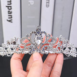 Crystal Crown Headband Bridal Hair Accessories Tiara Women Girls Wedding Party