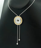Golden Snake Chain Snap Necklace 70CM Adjustable for 18MM Charm Snap Buttons
