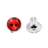 Anime Circle Clip Earrings Ladies Polka Dot Clip On Girls Party Gift