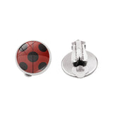 Anime Circle Clip Earrings Ladies Polka Dot Clip On Girls Party Gift