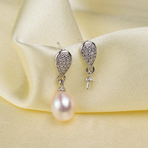 Earring Findings Settings for Pearls Beads Stones Jade