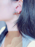 Butterfly Micro Inlaid Rhinestone Earrings for Women