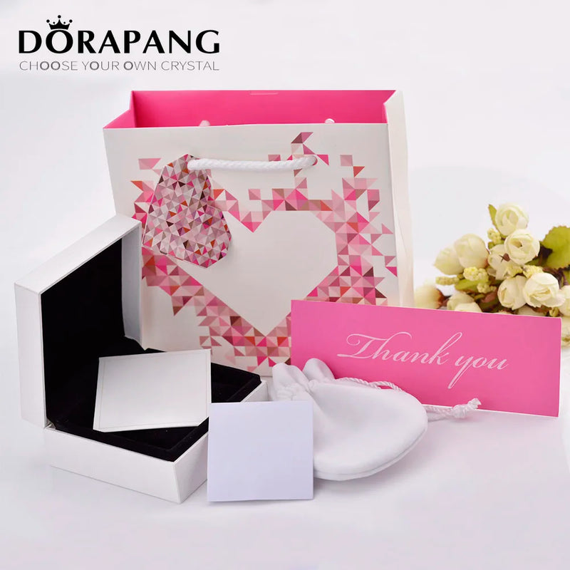 Charm Crystal Bracelet Set for Women in Love, Birthday Gift Box