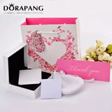 Charm Crystal Bracelet Set for Women in Love, Birthday Gift Box