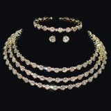 Rhinestone Collar Necklaces for Women Choker