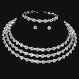 Rhinestone Collar Necklaces for Women Choker