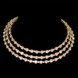 Rhinestone Collar Necklaces for Women Choker
