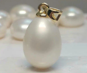 Large 10.5x14.5mm Akoya Pearl Pendant