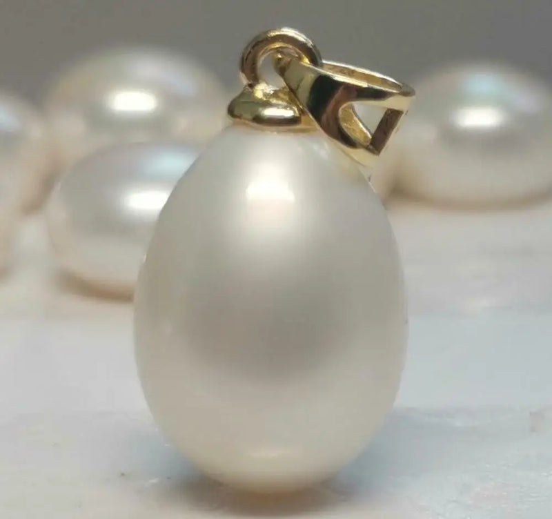 Large 10.5x14.5mm Akoya Pearl Pendant