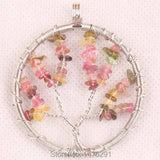 Mix-Color Stone Pendant Set - 9PCS