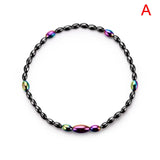 Hematite Stone Weight Loss Anklet Slimming Magnetic Beads Bracelet