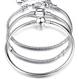 DIY Snake Chain Bracelet for European Charm Bracelets