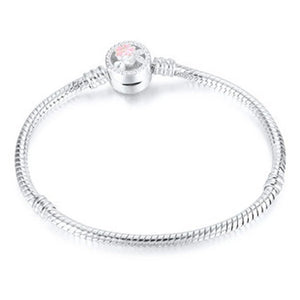DIY Snake Chain Bracelet for European Charm Bracelets