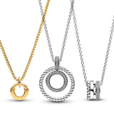 925 Silver Pan Signature Pendant & Necklace for Women