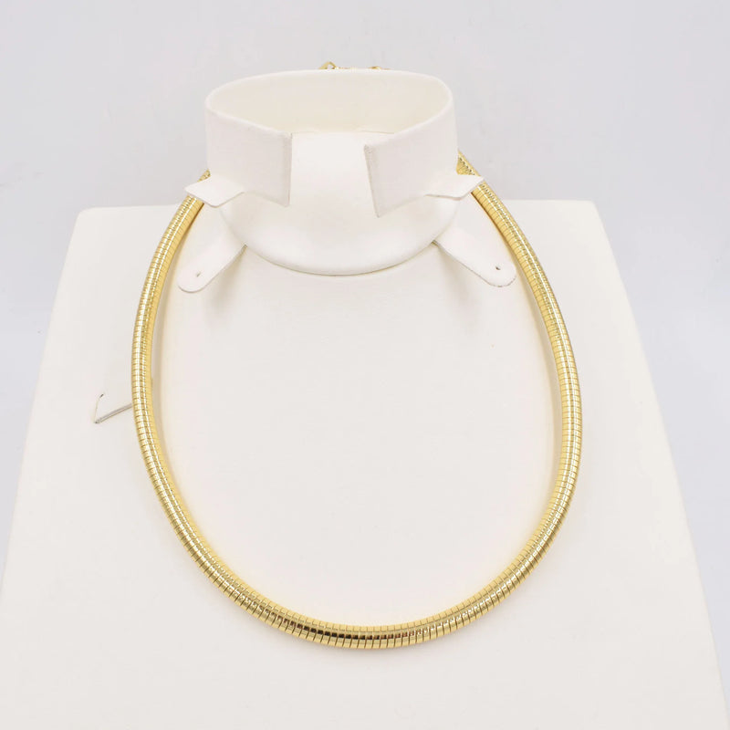 High Italy 750 African Necklace Jewelry for Women