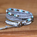 Boho Beads Leather Bracelet for Women