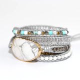 Boho Beads Leather Bracelet for Women