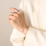 Versatile Peach Heart Necklace Sweet Personality Women's Jewelry