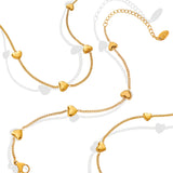 Versatile Peach Heart Necklace Sweet Personality Women's Jewelry