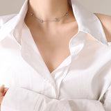 Versatile Peach Heart Necklace Sweet Personality Women's Jewelry