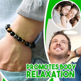 Tiger Eye Hematite Couple Bracelet Health Magnet Jewelry