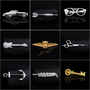 Mens Copper Tie Clip Bar Necktie Pin Clasp Clamp Wedding Charm