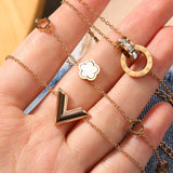 Geometric Multicolor Chain Bracelet for Women