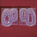 Clear Silicone Pig Mold For Resin Jewelry Making