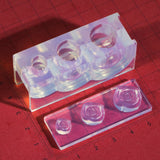 Clear Silicone DIY Flower Mold For Epoxy Resin Jewelry Making Craft