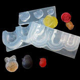 Clear Silicone DIY Flower Mold For Epoxy Resin Jewelry Making Craft