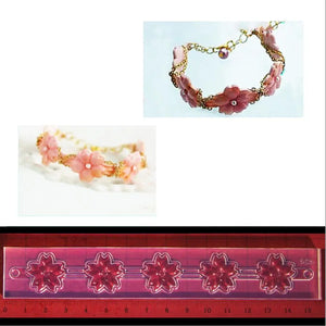 Clear Silicone DIY Food Flower Mold For Resin Jewelry Making