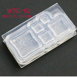 Stereoscopic Clear Silicone Food Shape Mold For Epoxy Resin Jewelry Making Craft