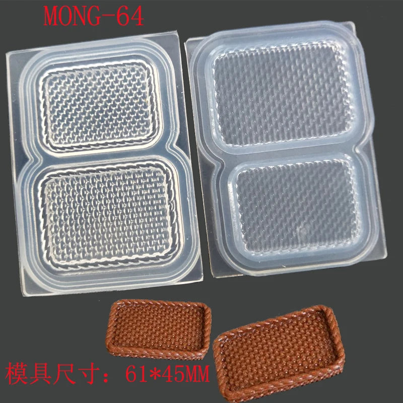 Clear Silicone Food Shape Mold for Resin Jewelry Making