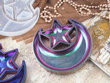 Silicone Mold Resin Star Moon Storage Box Craft DIY Mold