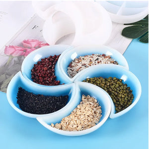 Silicone Moon Plate Dish Trays Mold for Resin Crafts