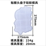 Silicone Mould Dried Flower Resin Skull Tray Mold