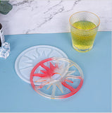 Silicone Mould Dried Flower Resin Craft DIY Sun coaster Mold
