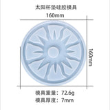 Silicone Mould Dried Flower Resin Craft DIY Sun coaster Mold