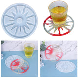 Silicone Mould Dried Flower Resin Craft DIY Sun coaster Mold