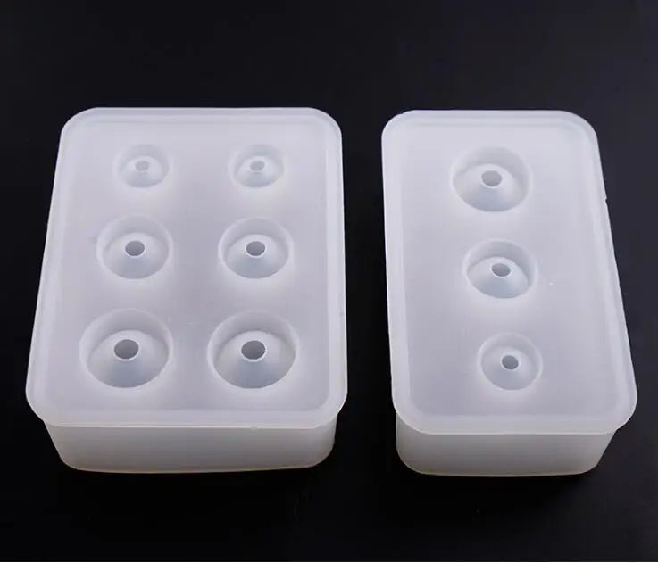 6 sizes Egg Ball Shape Silicone Mould Resin Craft DIY