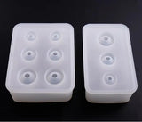 6 sizes Egg Ball Shape Silicone Mould Resin Craft DIY