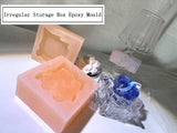 Transparent Silicone Mould Resin Decorative Craft DIY Storage Box Mold