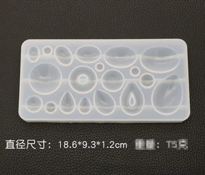 Transparent Silicone Resin Decorative Craft DIY Mold for Jewelry Making