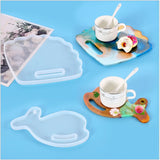 Transparent Silicone Mould Resin Dolphin Coaster Mold