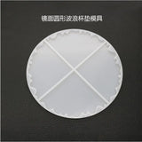 Silicone Mould Necklace Lanugo Mold Resin DIY Craft Wave Coaster