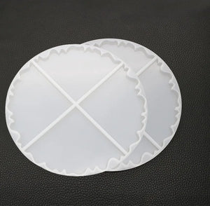 Silicone Mould Necklace Lanugo Mold Resin DIY Craft Wave Coaster
