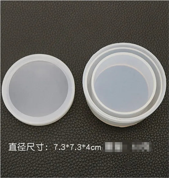 Transparent Silicone Pendant Mould Resin Craft Storage Box Mold