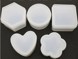Transparent Silicone Pendant Mould Resin Craft Storage Box Mold