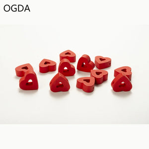 Valentine Wooden Beads DIY Party Decoration Children's Toys Bracelet