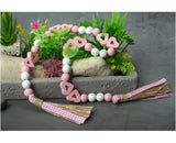 Valentine Wooden Beads DIY Party Decoration Children's Toys Bracelet